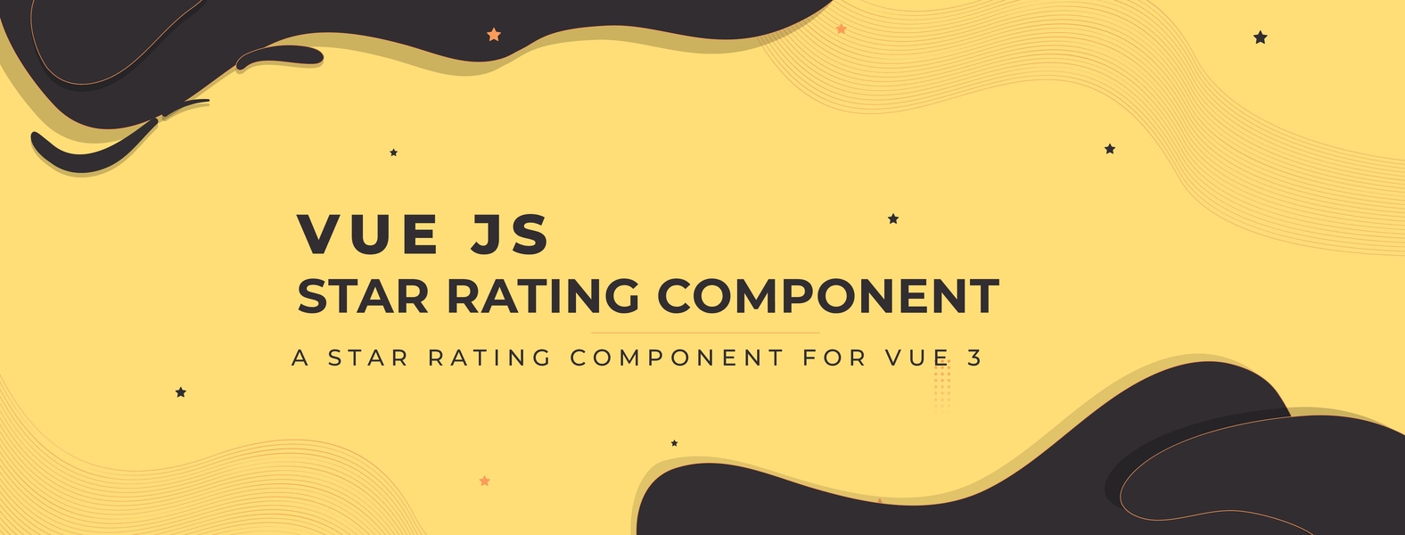 A customizable Star Rating Component Made with Vue Js cover image